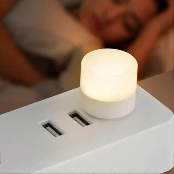 4 stk. USB-natlampe til børneværelset, lille plug-in LED-lampe til børn