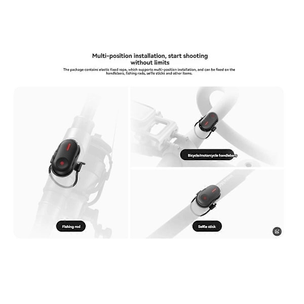 Mini Fjernbetjening 33ft 10m Controller til Insta 360 X4