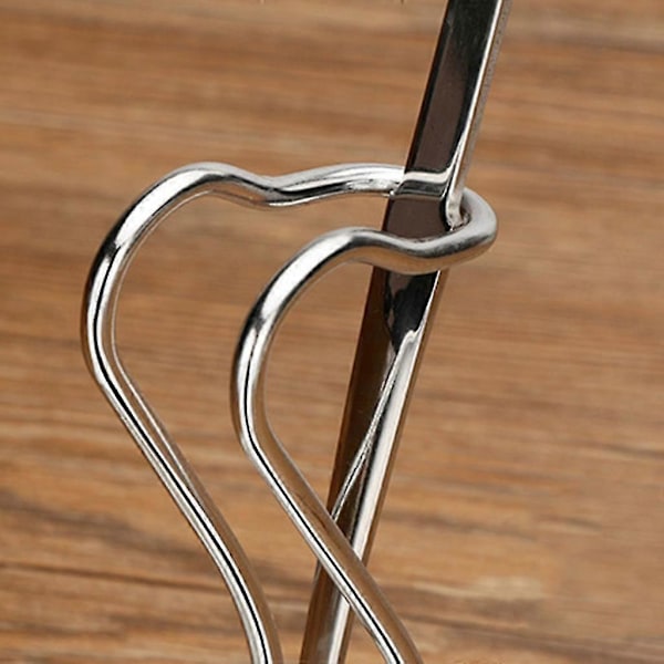 Elegant Svan Rustfrit Stål Skeholder Til Sædeholder Stativ Opbevaringsstativ Kok