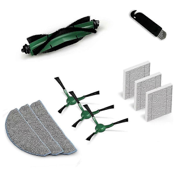 For Combo Essential Y0112 Robotstøvsuger Hepa Filter Hovedbørste Sidebørste Moppeklut Reservedeler