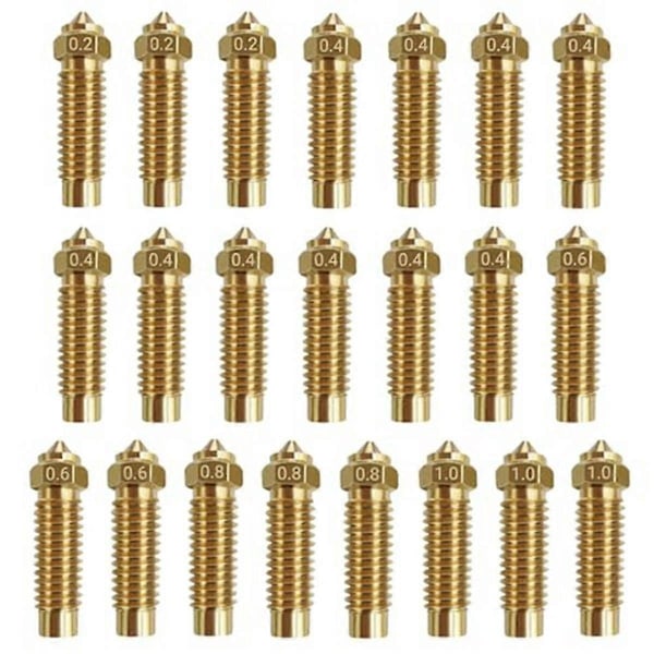 22-delars mässingsmunstyckessats för Neptune 4 Plus, 3D-skrivarmunstyckessats för Neptune 4 Plus/Neptune 4 Max