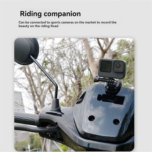 Motorcykel Vindrutesfäste för GoPro Hero 12 Insta360 X3 Stil A