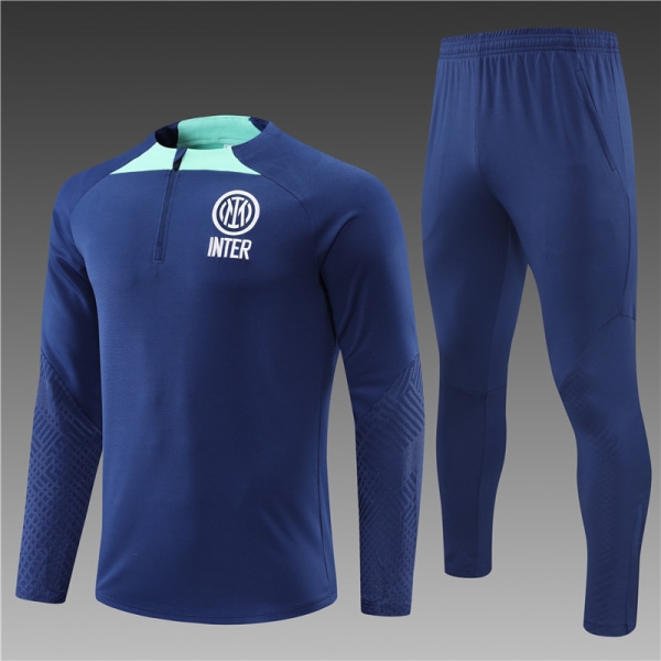 22-23 ny säsong Inter Milan vuxen/barn långärmad jerseydräkt blue 14#