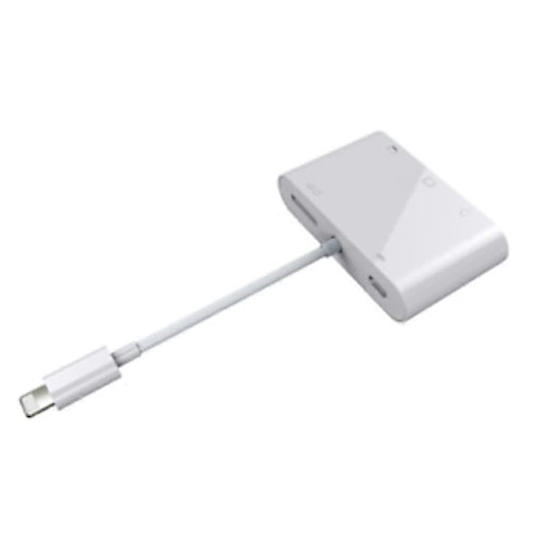 Dhrs Cf Sd Tf Lightning Kortläsare Adapter Universell Kortläsare För Apple