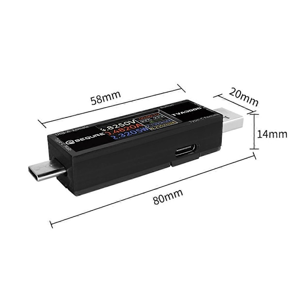 TVA3006 Högprecisions Volt-Ammeter Effektmätare