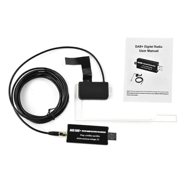 DAB DAB+ Modell Digital kringkasting for 2 Din Android Radio Stereo Mottaker Multimediaspiller for Un