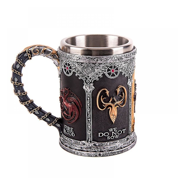 JUSCH 3D Modellering Totem Noble Minnekopp Ølkrus Krus Kreativt Vinglass Multifunksjonelt Vannbeger(WZ2243),QINWEI-119