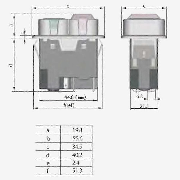Kedu Kjd17b 120v/16a 4-polig Industriell Elektromagnetisk Växel Vattentät På/Av Tryckknappsbrytare för Elektriska Kraftverktyg Såg Borr Slipning