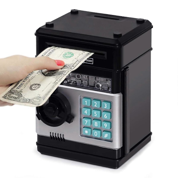 Spargris Kontant Myntburk ATM Bank Elektronisk Mynt Pengabank Gåva Till Barn