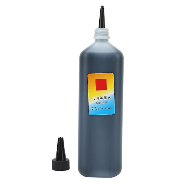 Mustetäyttö pysyvään merkintäkynään - 200ml musta väri