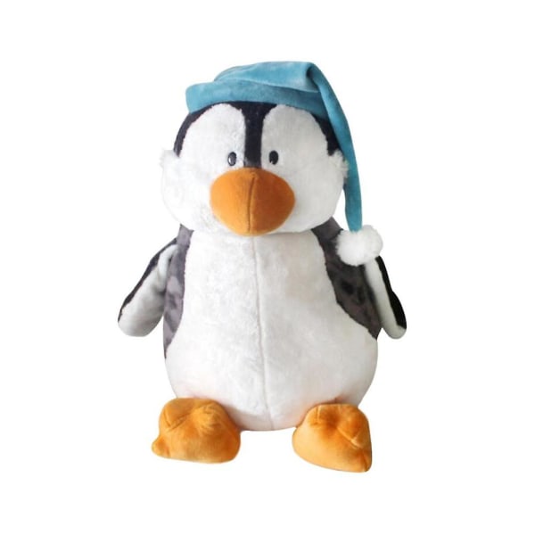 Mjuk fylld pingvin plysch leksaker stoppade tecknade djurdocka stoppade leksaker för barn Härliga flickor Jul Födelsedagspresent hooded penguin 35 cm