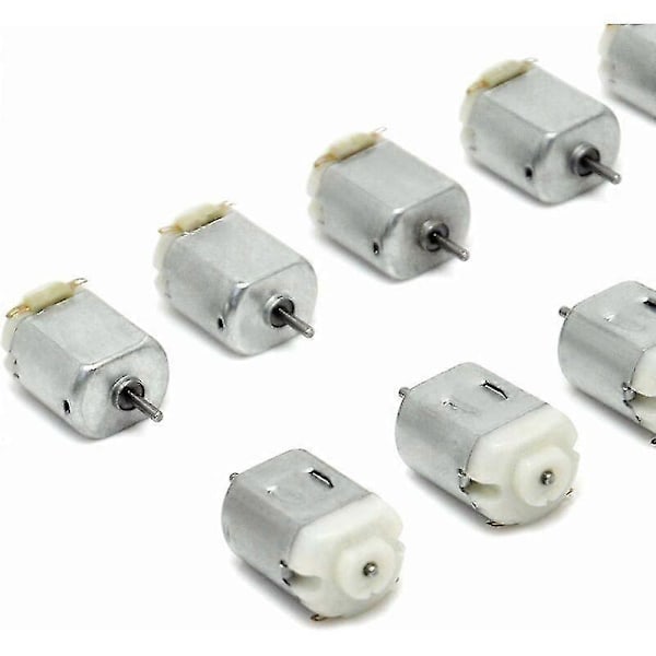 DC-motor 3V-6V 130 16500rpm för elektrisk DIY (paket med 10st), Ladacea