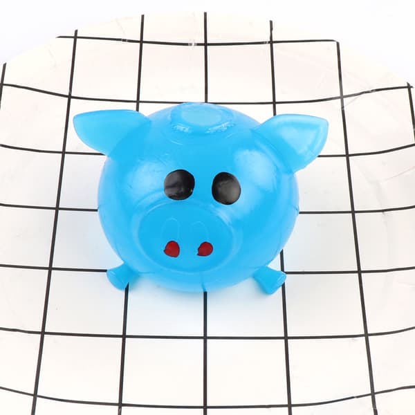 Splat Ball Ventilationsleksak BLÅ GRIS PIG Blå Gris-Gris