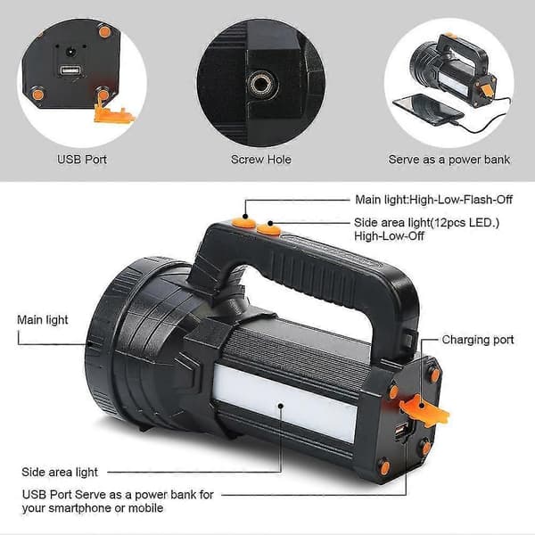 LED Lade Probe Belysning Campinglys