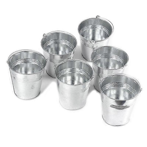 20 st Mini Metallhink Bärbar Blomkruka Vas Planteringskärl Söt Låda För Bröllopsfest