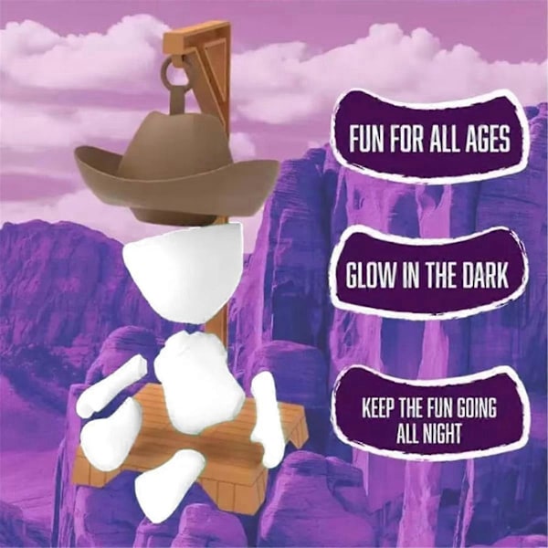 Cowboy Magnetisk Galge Brætspil Mysterie Ord Gætning