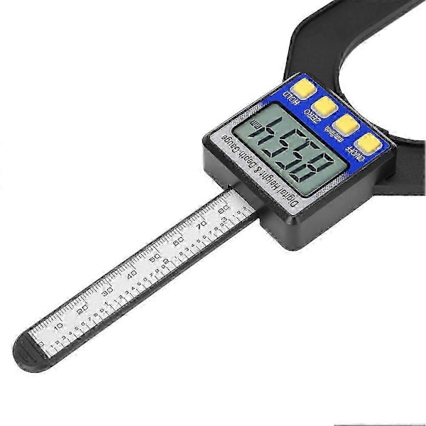 0-80 mm digitaalinen tarkkuuskorkeusaukon syvyysmittari viivain magneettisella jalustalla