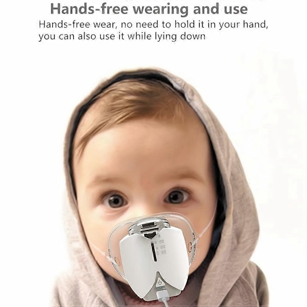 Bærbar Mini Mesh Nebulisator: Håndholdt Dampkompressor Luftfukter for Kald Tåkeinhalering