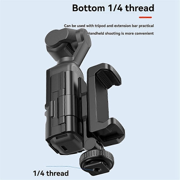 Expansionsfäste Adapter för DJI Osmo Pocket 3 Telefonhållare