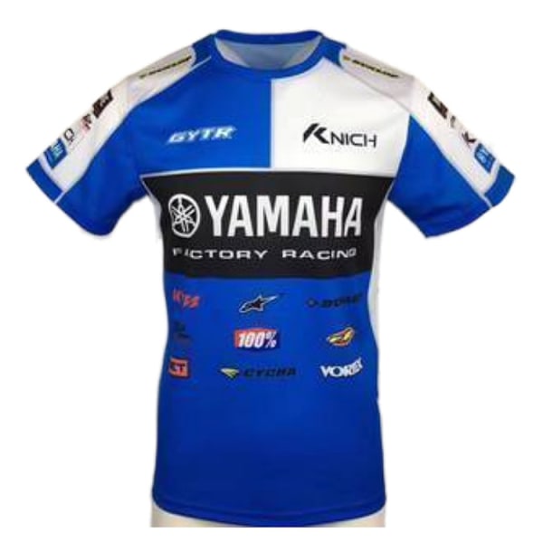 Sommar Yamaha motorcykel casual kortärmad T-shirt för män och kvinnor med rund halsringad T-shirt style 9 XXXL