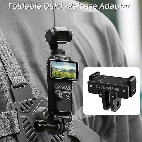 Adapter Snabbkopplingsplatta för 3 Snabbkopplingsadapter Vikbar Snabbkopplingsplatta Expansionstillbehör
