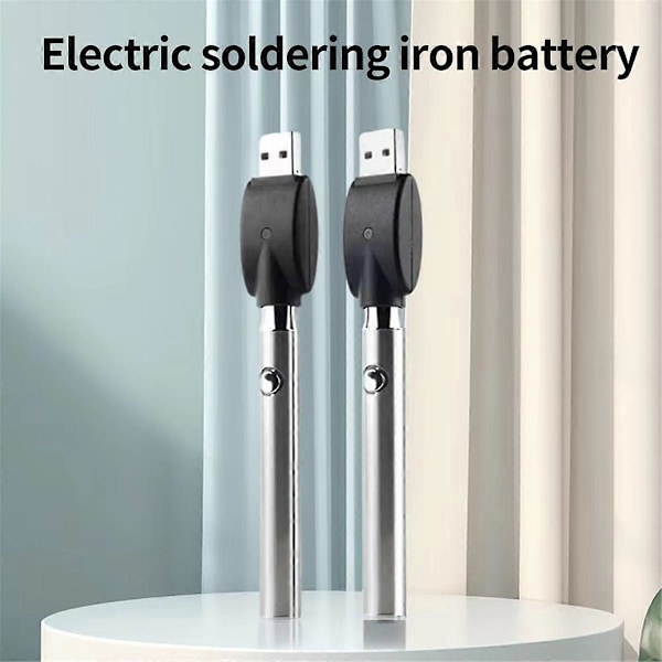 2 stk. Bærbar Elektrisk Loddebolt Penn 350 Batteri Sveiseverktøy 510 Gjenge Varme Tips Elektronisk W