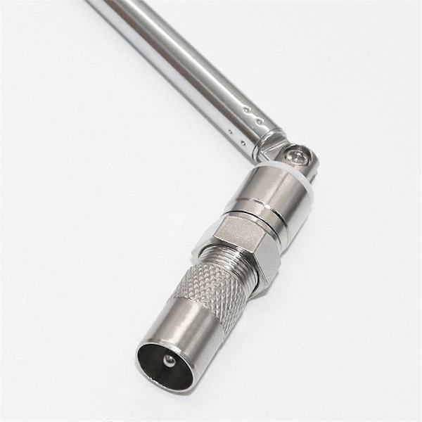 1 sæt Stangantenne 3,5 mm Adapter FM Radio Antenne Udskiftning Teleskopisk F Type Hanstik AV