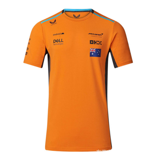 2023 sommar F1 racing kostym stilig kortärmad T-shirt för män M