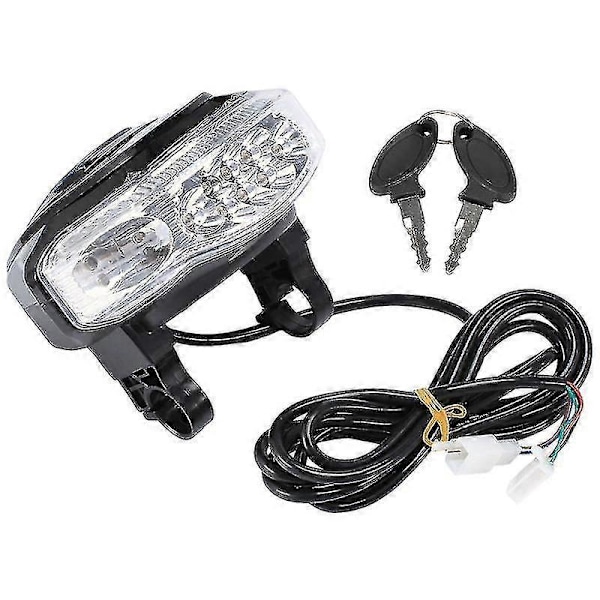 60v Angel Eyes LCD Lyshastighetsdisplay Batteri Horn Frontlys Bryter Nøkkel for Citycoco Elektrisk Scooter
