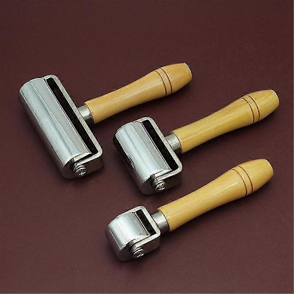Läderbindel Tapet Bilfolie Solid Roller Handpressningsbindel DIY Handverktyg S Modell