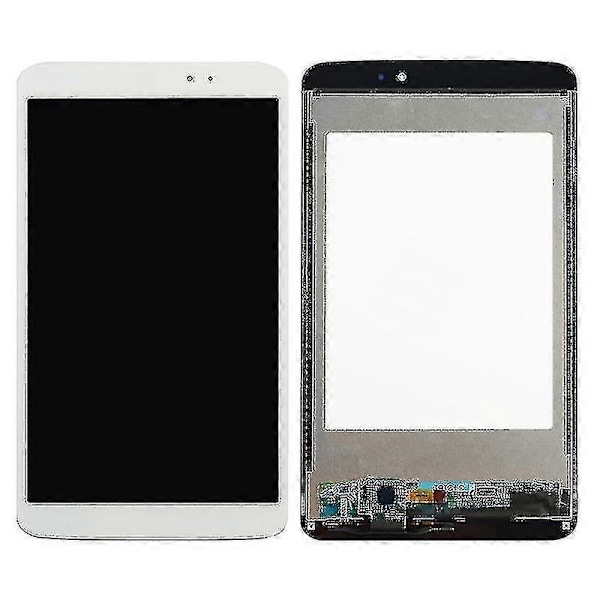 YY LCD-skærm + Touch Panel til LG G Pad 8.3 / V500 (WiFi Version) (Hvid)