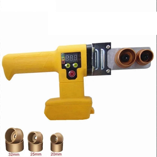 Til DEWALT 18/20V Batteri Plast Svejsemaskine Trådløs Vandrørssmelter PE/PPR/PB/PPC Varm Smeltning