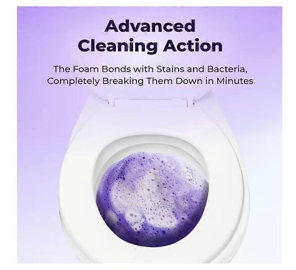 1 pullo Fizzclean-vaahtokäymälänpuhdistusainetta