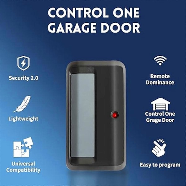 2 st fjärrkontroller för garageport 891LM 971LM universell garageportsöppnare