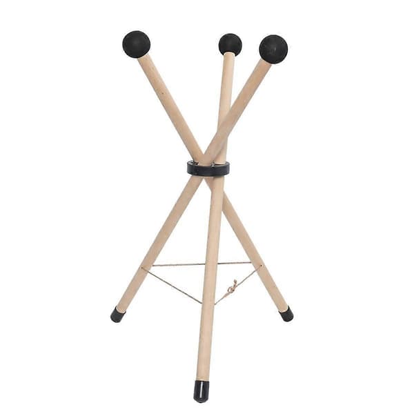 Massivt Træ Stativ, Musikinstrument Stativ, Universal Foldbart Bærbart Trommestativ
