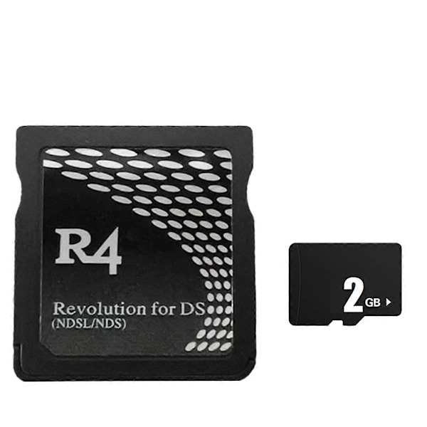 R4 Spilkort + 2GB Hukommelseskort til Burning Card Wood/ Dual Core