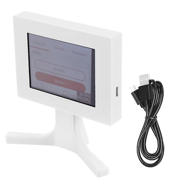 Nerdminer V2 56kh/S 2.8 Tommers LCD-Skjerm Hvit