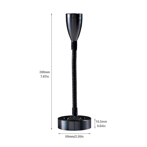 2 Stk. Læselamper LED Spotlight 12v Dæmpbar Kontakt Væg Senge Lampe Indvendig Belysning Autocamper 6000k Hvid Til Autocamper