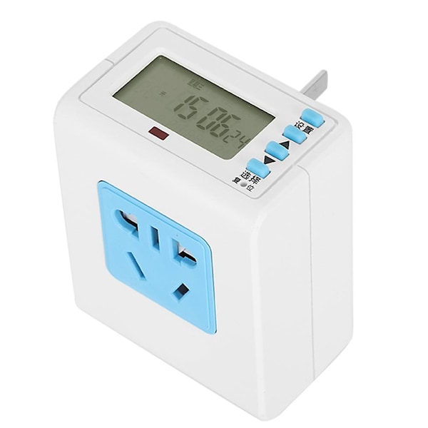 Digitalt Akvarietimer Stikur med Baggrundsbelysning Automatisk Tidsstyring Akvarium AU Stik 220V