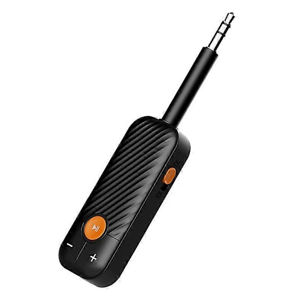 Bluetooth 5.2 Audio Receiver Sender 3.5mm AUX Stereo Trådløs Audio Adapter med Mikrofon til Hovedtelefoner