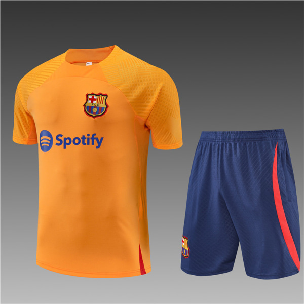 22-23 ny säsong Barcelona kortärmad jersey kostym orange S