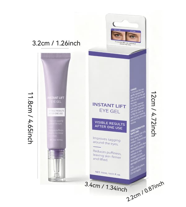 Øyegel-krem for umiddelbar løftende effekt 15ml