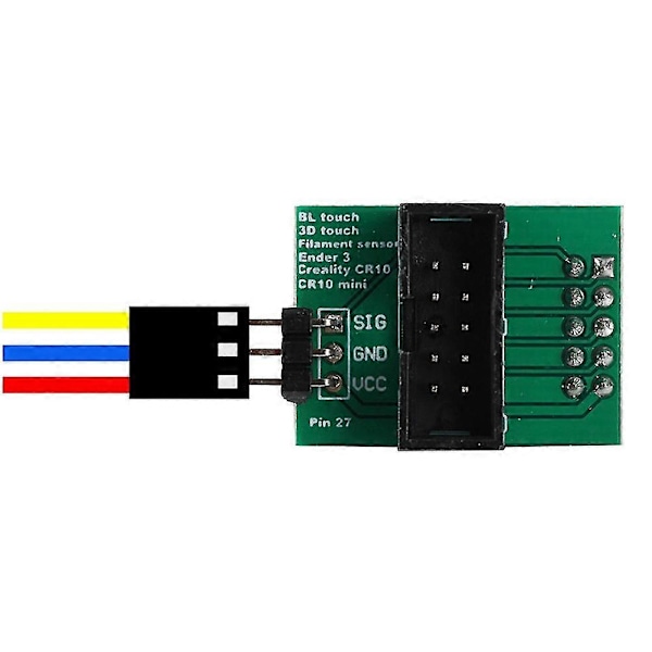3D-skriverdeler Pin 27 Verktøy Mini Oppgradering Touch Breakout Adapterkort for -10 5 3 Pro BLTouch