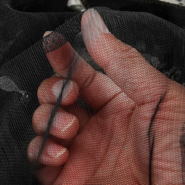 Hattenett med avtakbart skjult netting, designet for utendørs fiske og hagearbeid Digital