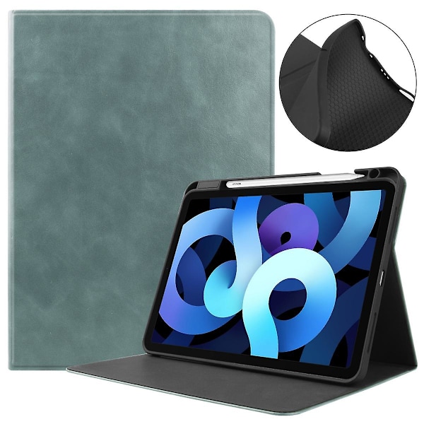 Cover til 2020 iPad Air4/iPad 10.9, Smartphone Cover Letvægts med Auto Sleep/Wake Funktion til 2020 iPad Air4/iPad 10.9 Grøn