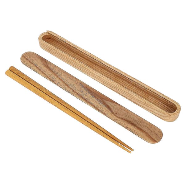 Træ Chopsticks Sæt - Bærbart og Miljøvenligt Gave til Studerende og Rejsende