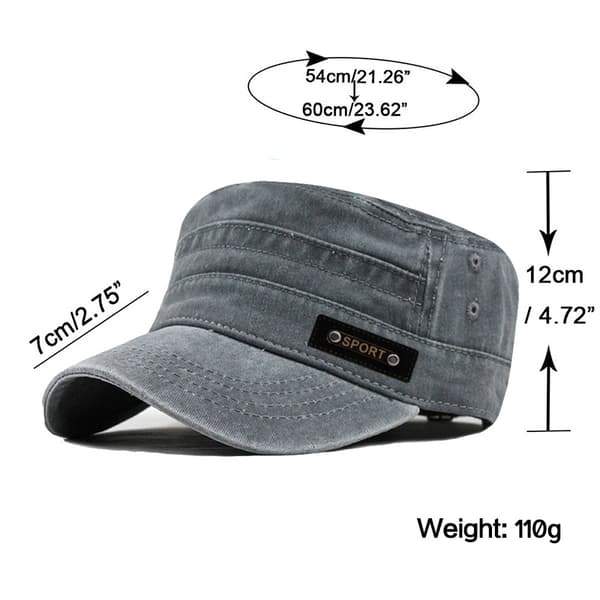 Militær caps baseballcaps khaki