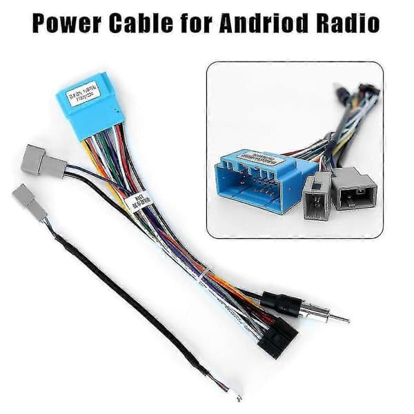 Strömkontakt 2 Din Bil Android Radio Kabel Universal