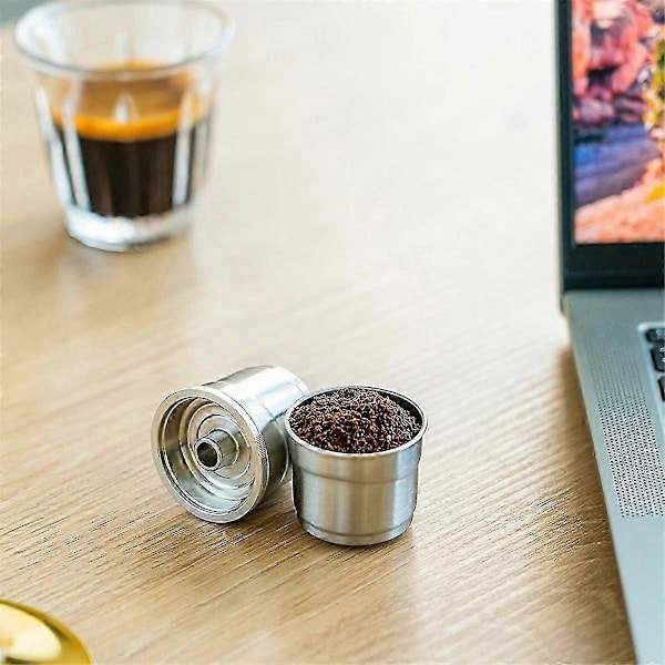 1 ST Återanvändbar Kapsel för Espresso Påfyllningsbara Poddar Rostfritt Stål Kaffefilter Pod för X7/ Y3/ Y5