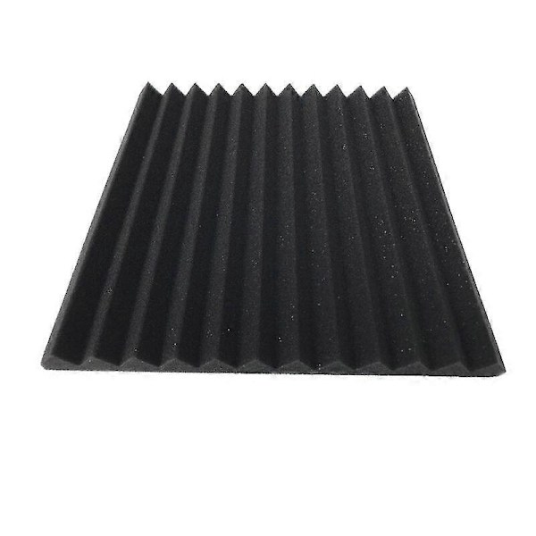 12 st Akustikskum Ljudisoleringspaneler för KTV Bar Ljudisolering Studio Kilformade Ljudisolerade Väggpaneler Espuma, 300x300x25mm